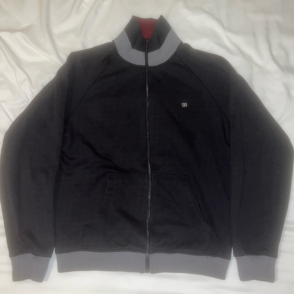 Vintage Medium DC Premium Label Zip Up Sweater